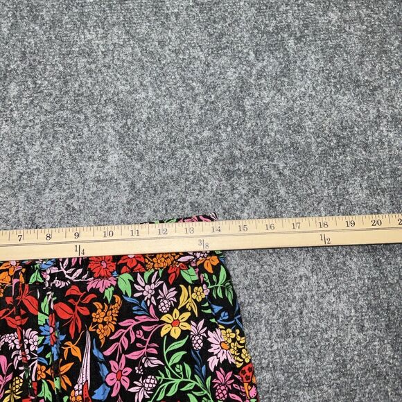 Farm Rio Shorts Womens Size S Tropical Garden Linen Blend  Beach Casual Vacation - Picture 9 of 11